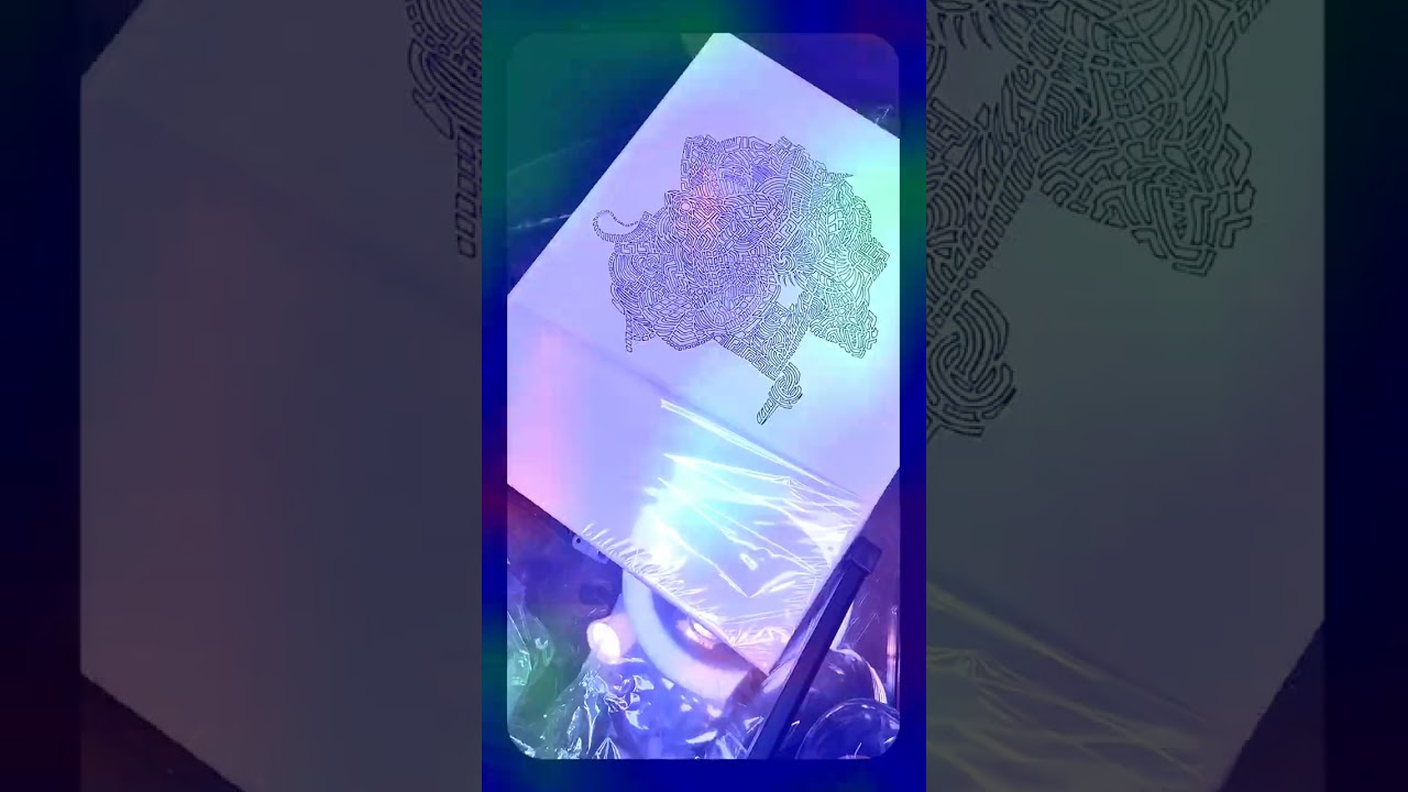 Freehand Art Drawing From Start To Finish Time-Lapsed