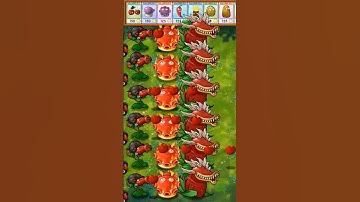 PVZ Fusion 2,13 English How to Merge Super Powerful Fire Trees from Combo #shorts