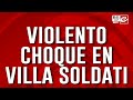 Violento choque en Villa Soldati deja varios heridos