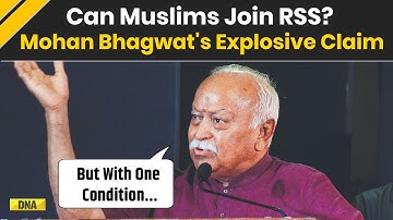 Mohan Bhagwat News: RSS Chief Mohan Bhagwat Says Muslims Can Come To Sangh, But With A Condition