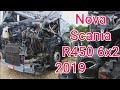 Nova Scania R450 DESTRUÍDA 😜🤑 Leilão de caminhões 😱   Pátio Palácio dos leilões MG - 22/dez/2019