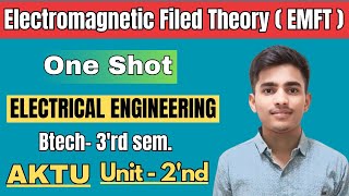 Unit-2 EMFT one shot| Electromagnetic field theory one shot| Btech-3'rd sem. #oneshot#btech #aktu