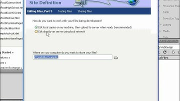 Setup Site In Dreamweaver CS4.wmv