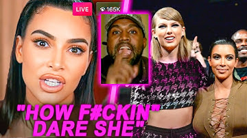 Kim Kardashian Reacts To Taylor Swift