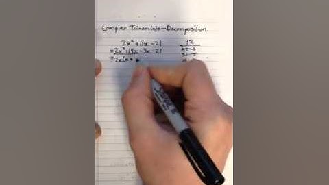 Unit 1: Prior Knowledge (factoring complex trinomials by decomposition)