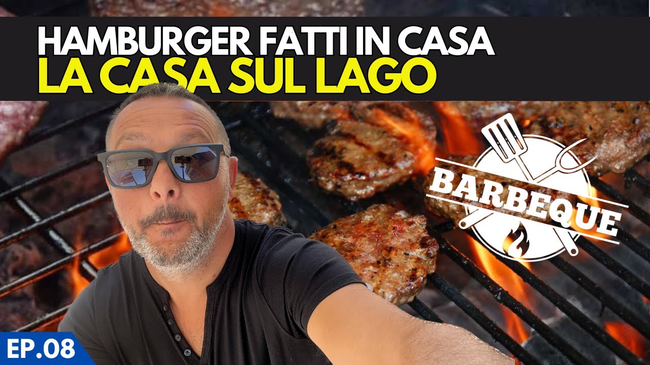 COME CUCINARE HAMBURGER AMERICANI BBQ - CASA al LAGO di WELLINGTON [Colorado EP. 08 🇺🇸]