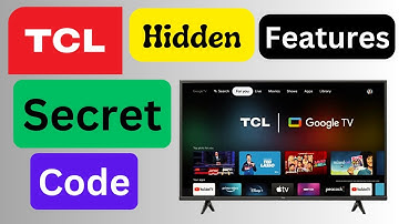 TCL Google Tv Hidden Features || TCL Smart Tv Service Menu