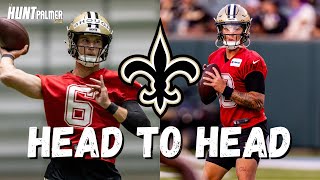 Saints QB Battle Heats Up: Who Will Win the Starting Job | Tyler Shough vs. Spencer Rattler!