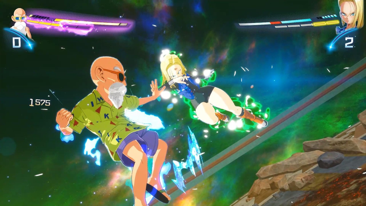 Master Roshi MUI Vs Android 18 ! Dragon ball Sparking Zero - YouTube