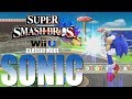 Super Smash Bros For Wii U - Classic Mode: Sonic