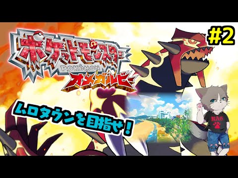 【初の3DS配信】2~3番目のバッジをゲットだぜ!初見として純粋に楽しみたいので、指示コメNG『ポケットモンスター オメガルビー』#2