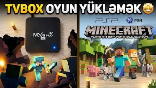 TV BOX-A OYUN YÜKLƏMƏK! 🤩 (PES 2010 və Minecraft Metodu) — 2026 #tvbox #minecraft  #2026 
