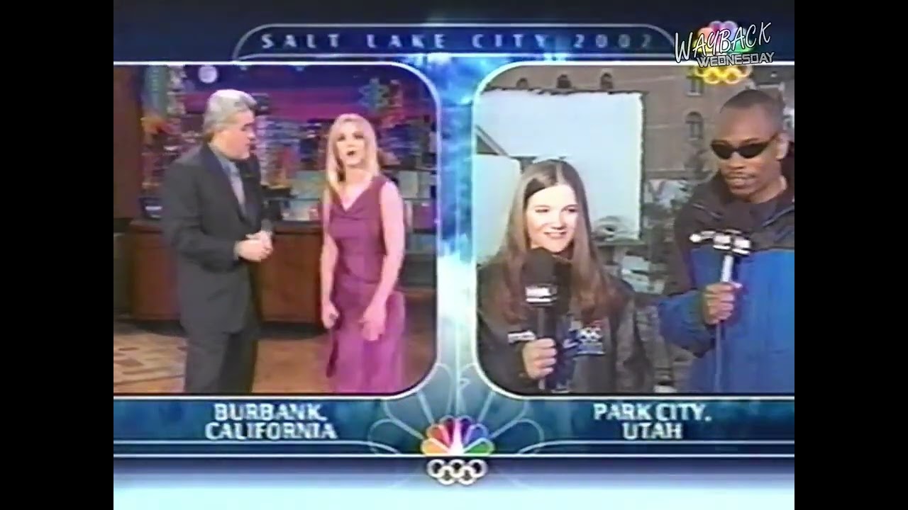 (2002) Britney Spears on The Tonight Show with Jay Leno with Olympic Athletes