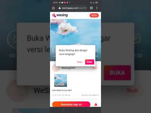 Spongebob menyanyi menggunakan wesingg