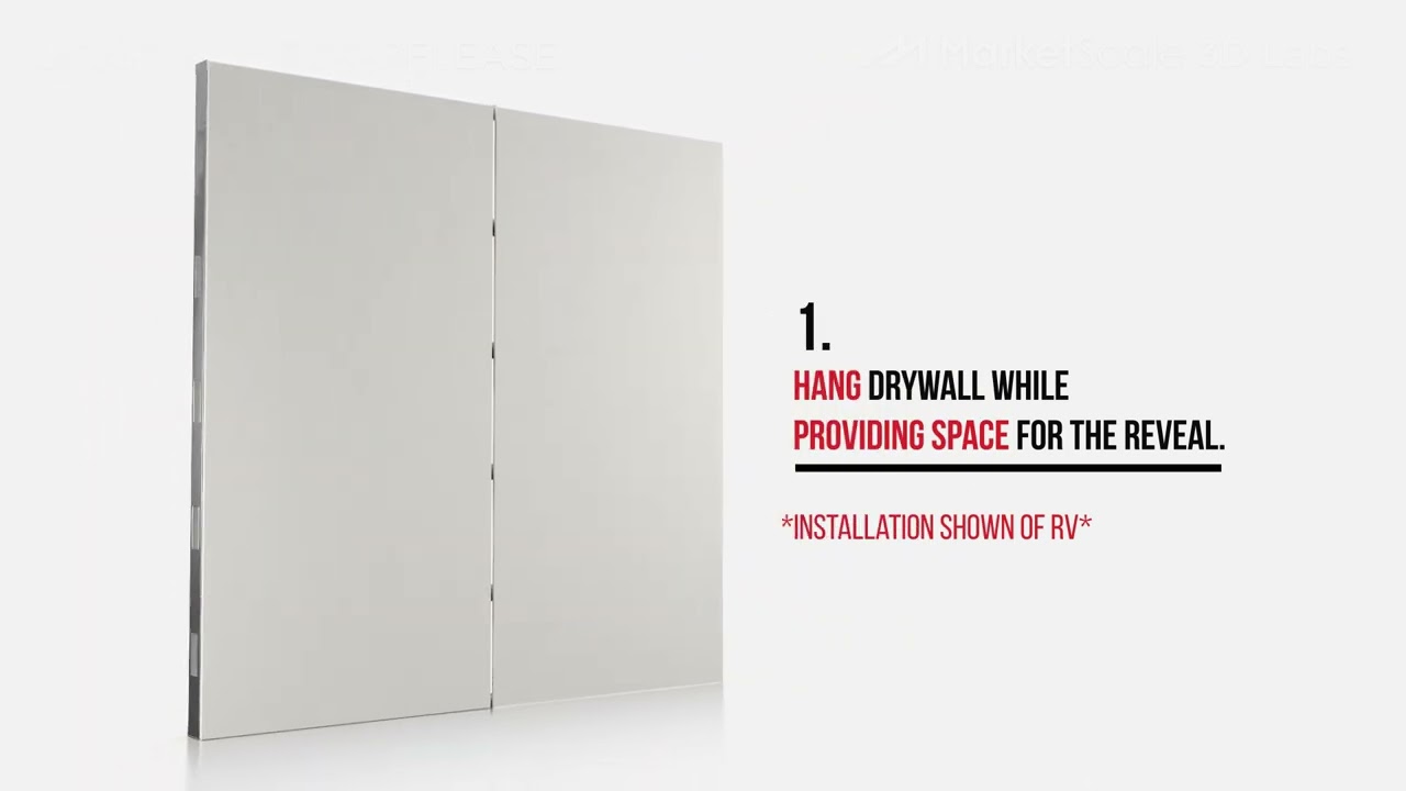 Tamlyn® XtremeInterior™ Aluminum Reveals Installation