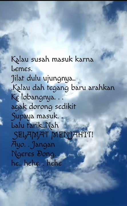 Status WA keren.Jangan ngeres loh