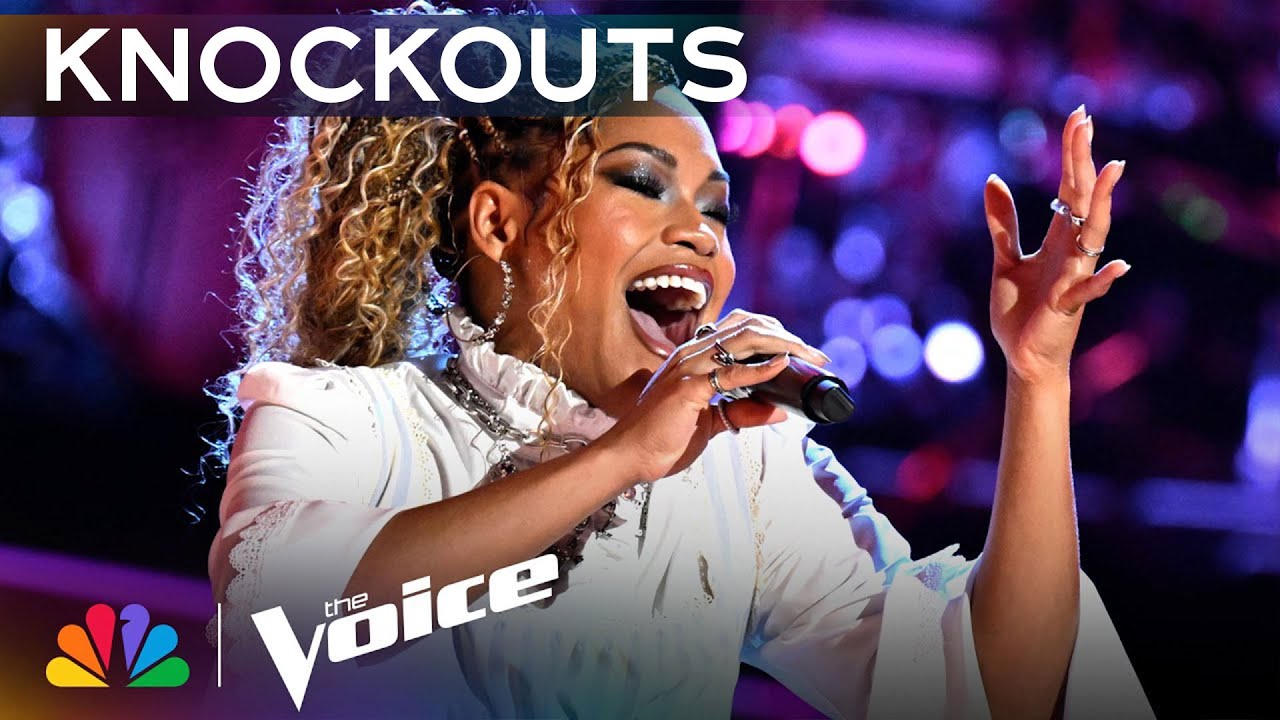 Toni Lorene's Vocals and Personality Dazzle Coaches on "Lady Marmalade" | The Voice Knockouts | NBC