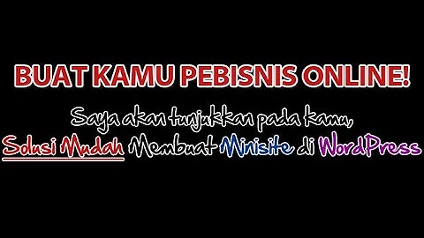 Theme Minisite Maniac