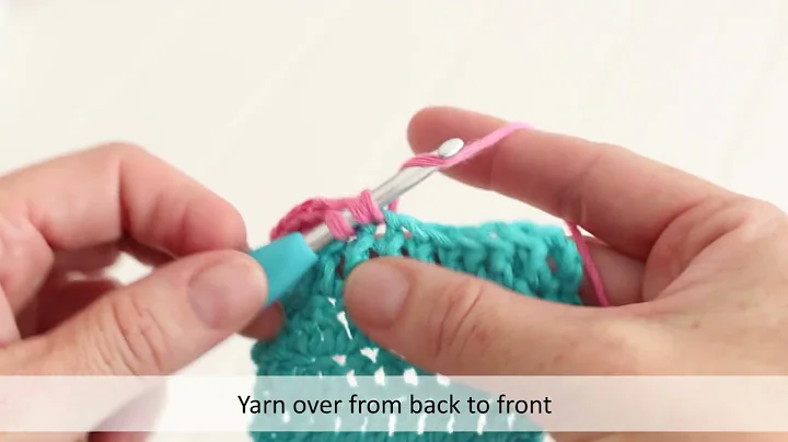 Crochet | Half double crochet decrease (left handed)