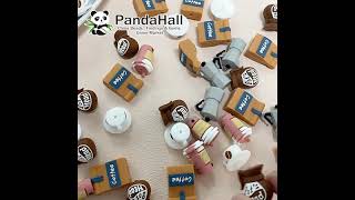 Pink Coffee Cup Silicone Beads