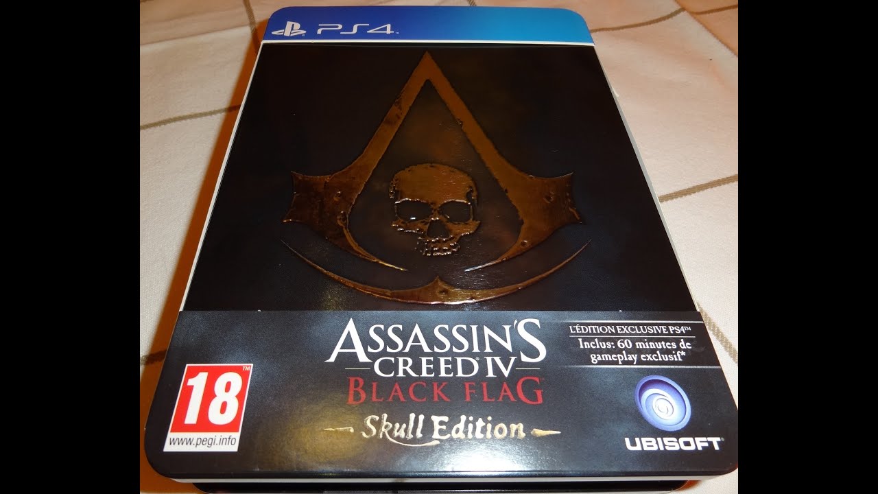Assassins Creed 4: Black Flag - Skull Edition (Unboxing/Распаковка) PS4 -  YouTube