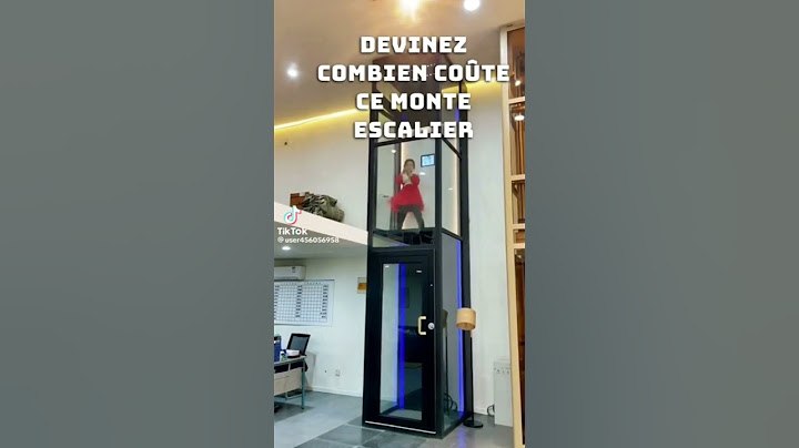 Ascenseur ou monte escalier