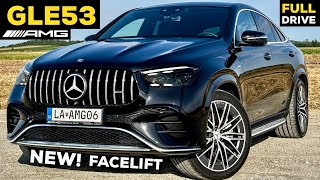 2024 MERCEDES AMG GLE 53 Coupe NEW FACELIFT Better Than BMW X6 FULL DRIVE In-Depth Review