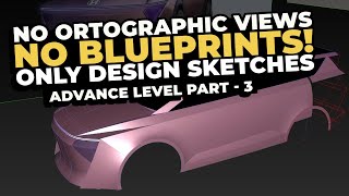 Alias 3D Modeling Advance Level Part 3: Side body and front wheelarch connection