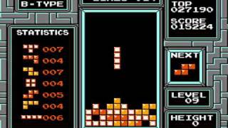 TETRIS - B-Type - Level 9