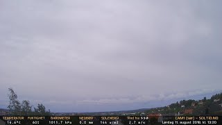 Timelapse Cam 1 - 11. august 2018