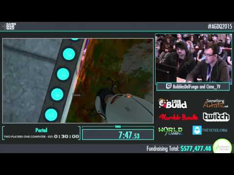 Portal (2p1c) by BubblesDelFuego, Cirno_TV - AGDQ2015