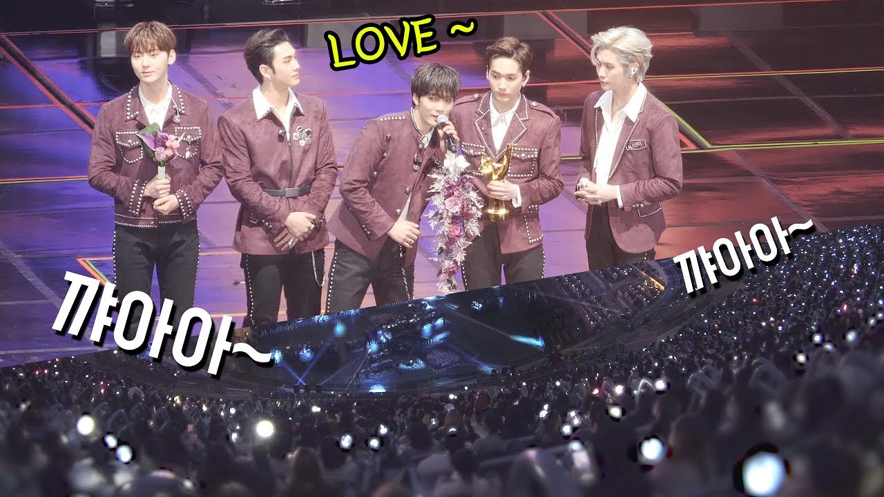 [ENG] 타팬도 설렌 뉴이스트 수상소감 레전드 : 음원사재기 발언 NU'EST's impressive speech in Award : to LOVE : Edited Fancam