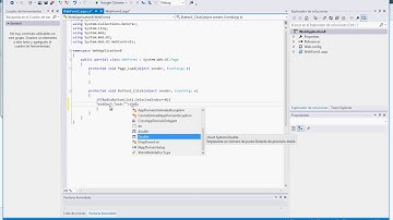 SUMA Y RESTA DE DOS NÚMEROS EN VISUAL STUDIO 2012 ASP.NET