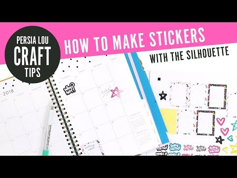 How to Print and Cut with Silhouette: Print & Cut 101 - Persia Lou