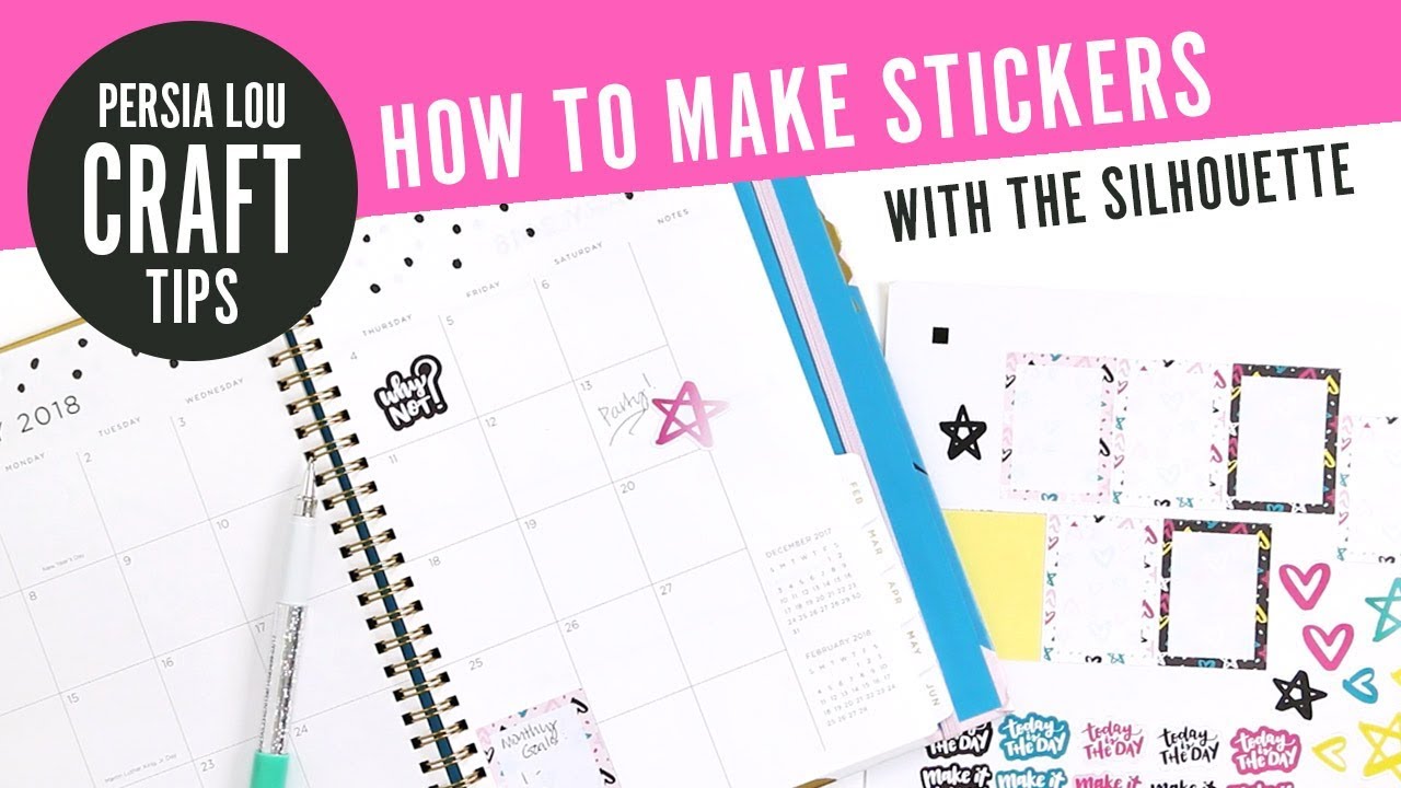 How To Make Stickers With Silhouette Cameo