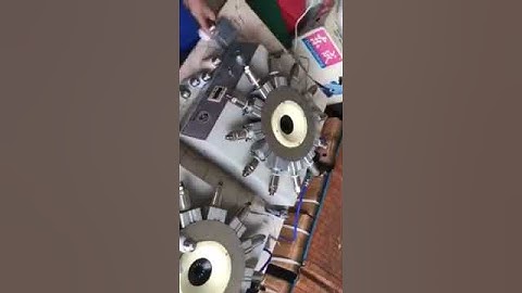 bulb cap crimping punching Machine