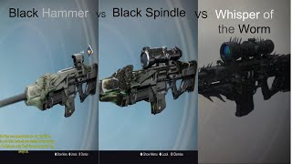 Black Hammerblack Spindlewhisper Of The Worm Comparison