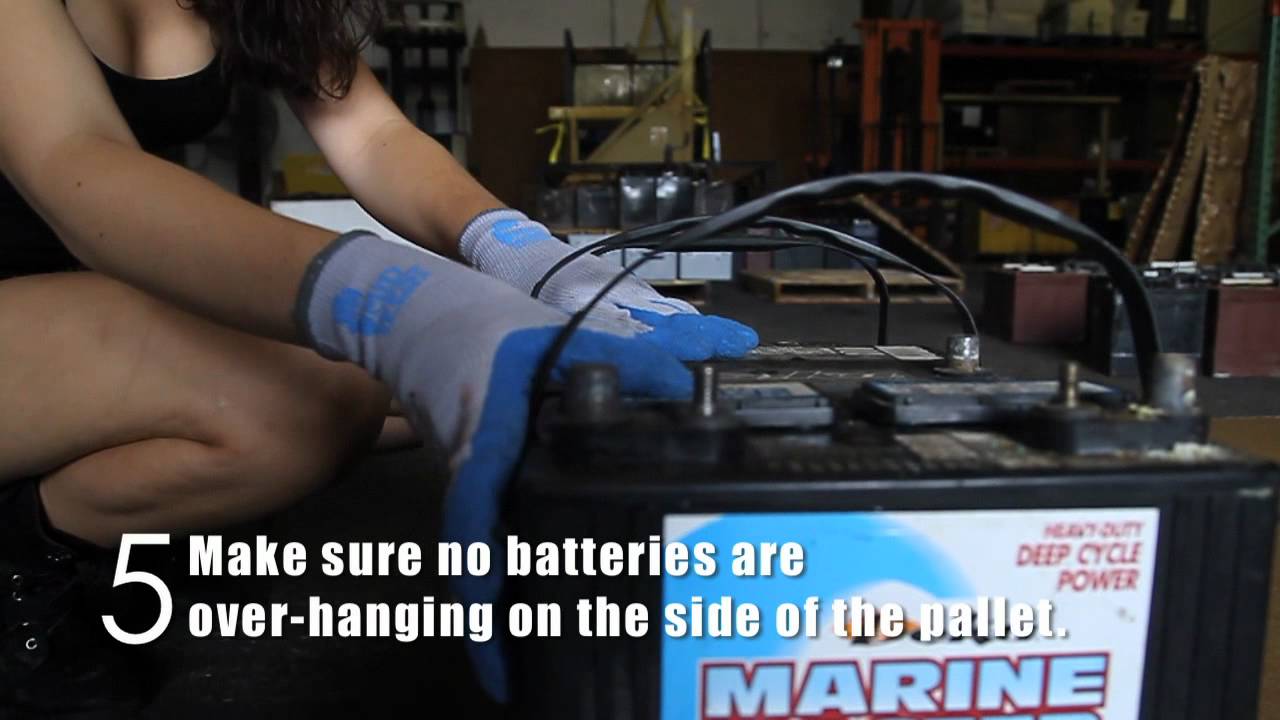 How to Palletize Automotive Batteries for Shipping