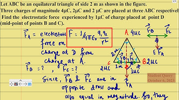 Finding net electrostatic force on a charge | Class 11 Physics | In Nepali