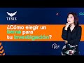 Cómo elegir un TEMA para tu Investigación (Paso a PASO)| TESIS de Éxito|🌟🌟🌟 #unitips