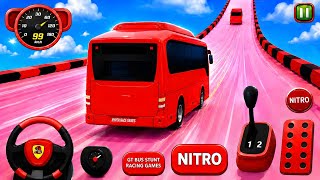 Crazy Bus Mega Ramp Impossible Racing - Android Gameplay screenshot 1