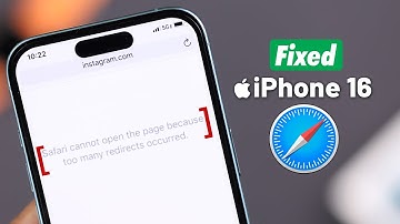 iPhone 16: How to Fix “Safari Cannot Open the Page Because Too Many Redirects Occurred” Error!