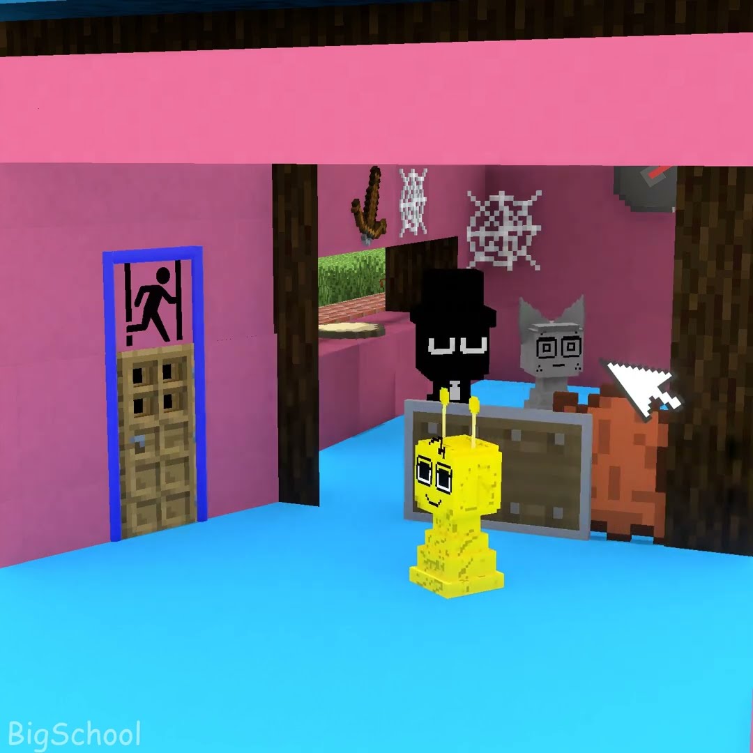 Choose the right item that can cover for Fun Bot to escape Black! ?