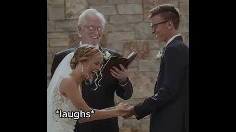 Nervous Groom Says His Vow Wrong At Wedding - 1196852