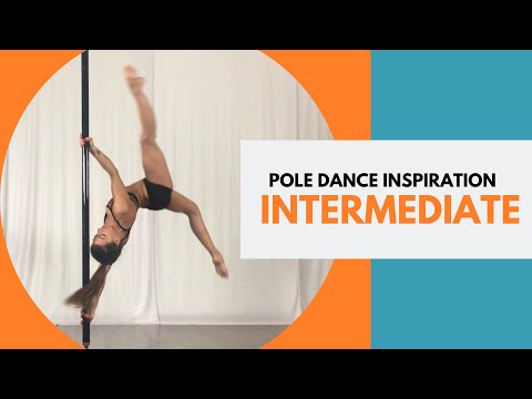 POLE DANCE REVERSE GRAB AND BUTTERFLY! Intermediate - Poledance Inspiration