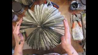 Book Page Pumpkin Tutorial