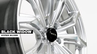 Black Widow Hyper Silver Rtx Wheels