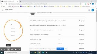 How to check for missing work in Google classroom