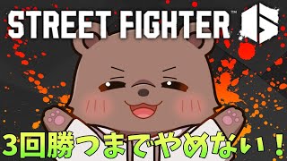 【SF6】強い奴に会いに行く熊【Vtuber/熊野ばーどん】