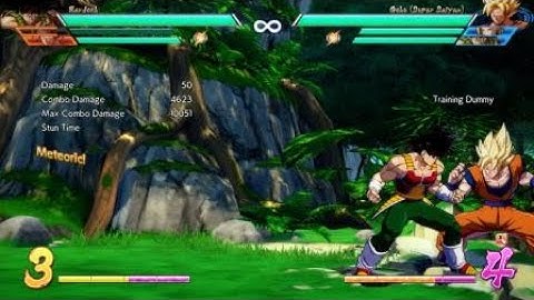 DBFZ - Android 18 meteor to Bardock combo